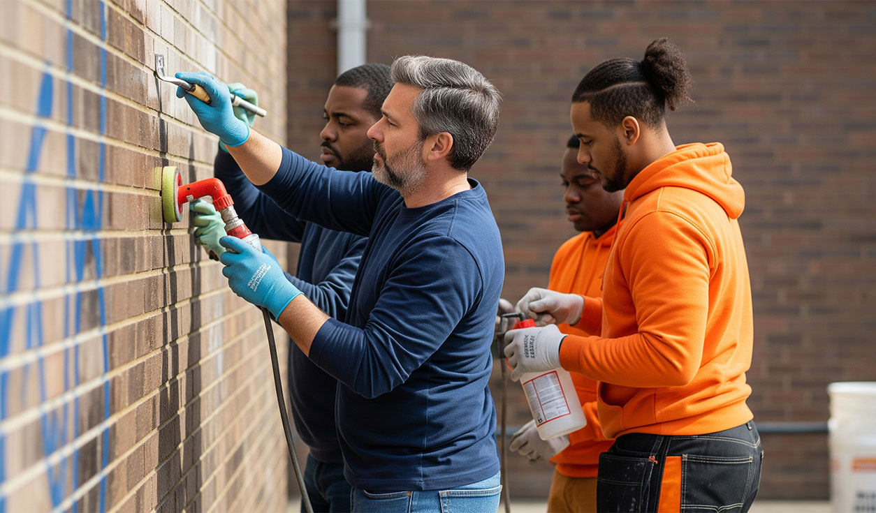 What Makes Rust & Graffiti So Tough to Remove